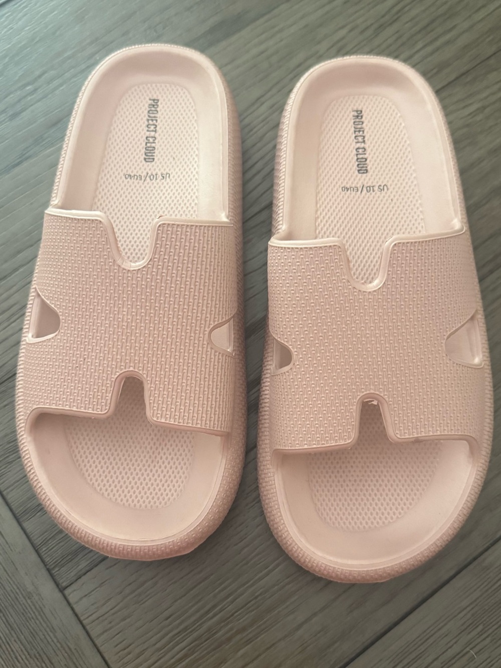 Project Cloud Women's Slide Sandals in Blush Pink